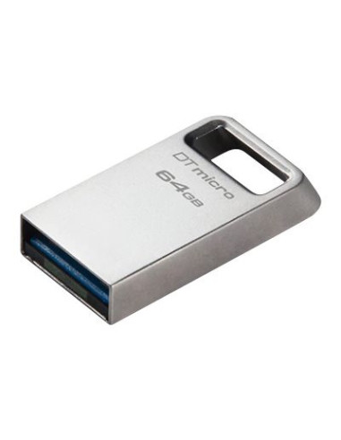 Kingston | USB 3.2 Flash Drive | DataTraveler micro | 64 GB | USB Type-A | Silver