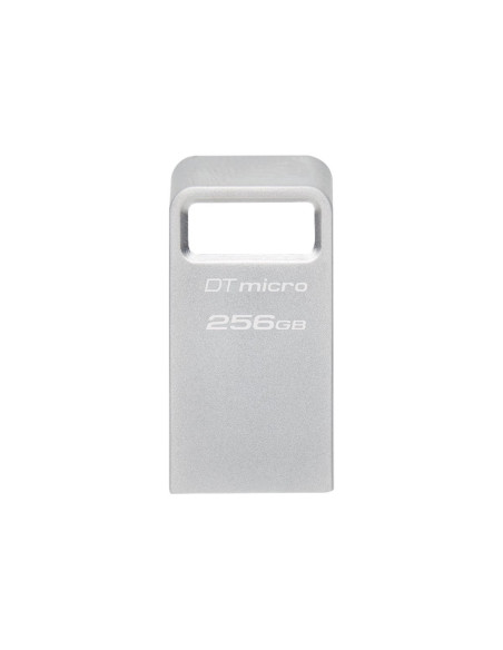 Kingston | USB 3.2 Flash Drive | DataTraveler micro | 256 GB | USB Type-A | Silver