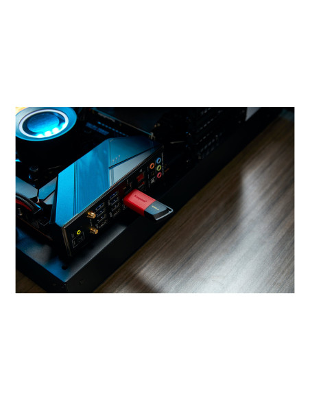 Kingston | USB Flash Drive | DataTraveler Exodia | 128 GB | USB Type-A | Black/Red