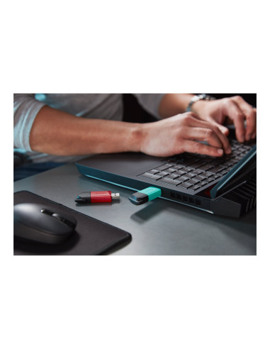 Kingston | USB Flash Drive | DataTraveler Exodia | 128 GB | USB Type-A | Black/Red