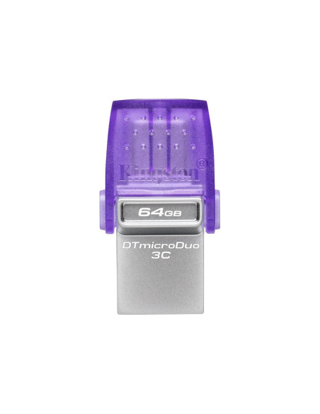Kingston | DataTraveler | DT Micro Duo 3C | 64 GB | USB Type-C/Type-A | Purple