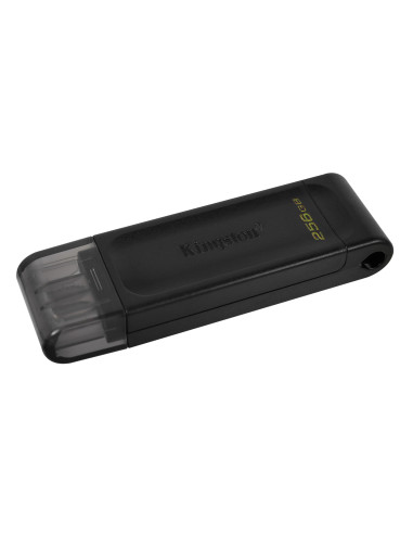Kingston | USB Flash Drive | DataTraveler 70 | 256 GB | USB Type-C | Black