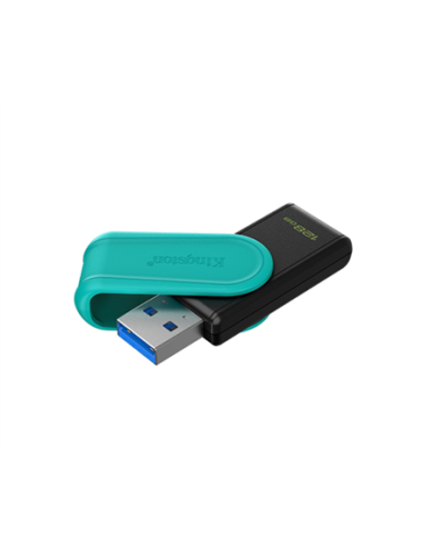 Kingston USB Flash Drive | DataTraveler Exodia S | 128 GB | USB Type-A | Black/Turquoise