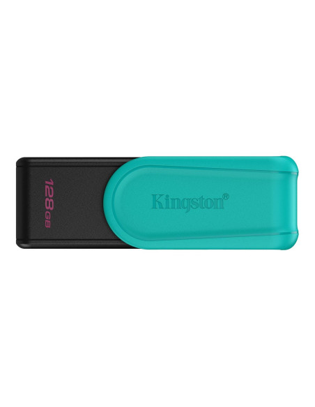 Kingston USB Flash Drive | DataTraveler Exodia S | 128 GB | USB Type-A | Black/Turquoise