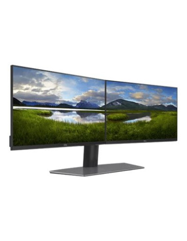 Dell Dual Monitor Stand MDS19 su dviem ekranais