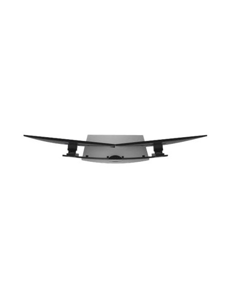 Dell Dual Monitor Stand MDS19 su dviem ekranais