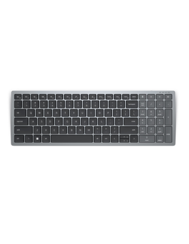 Dell | Keyboard | KB740 | Keyboard | Wireless | Russian | Titan Gray