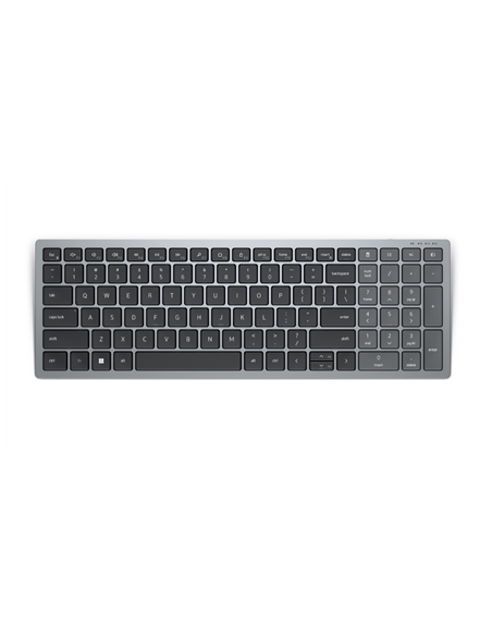 Dell | Keyboard | KB740 | Keyboard | Wireless | Russian | Titan Gray