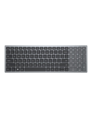 Dell | Keyboard | KB740 | Keyboard | Wireless | Russian | Titan Gray