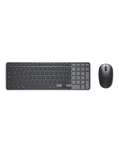 Dell Pro 7 Rechargeable Compact Keyboard and Mouse - KM746 | Keyboard and Mouse Set | Wireless | Bluetooth | US International |