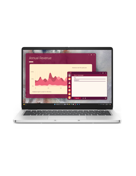 Dell Pro 14 PC14250 | Platinum Silver | 14 " | IPS | FHD+ | Anti-glare | Intel Core Ultra 5 | 235U | 16 GB | DDR5 | Solid-state