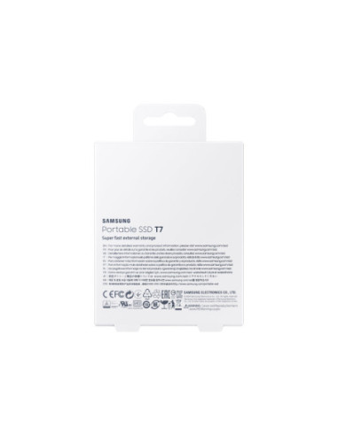 Portable SSD | T7 | 2000 GB | N/A " | USB 3.2 | Blue