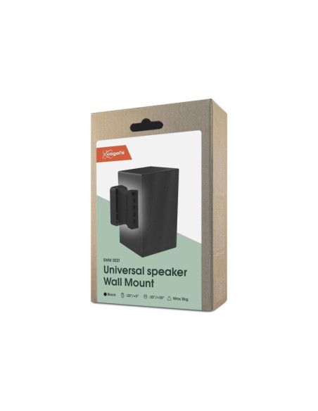 Vogels Wall mount | SWM 3021 Universal Speaker Wall Mount | Tilt, rotate | Maximum weight (capacity) 5 kg | Black