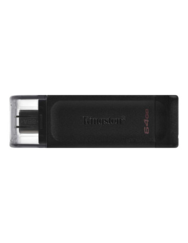 Kingston | DataTraveler 70 | 64 GB | USB Type-C | Black