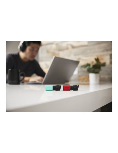 Kingston | USB Flash Drive | DataTraveler Exodia | 256 GB | USB Type-A | Black/Teal