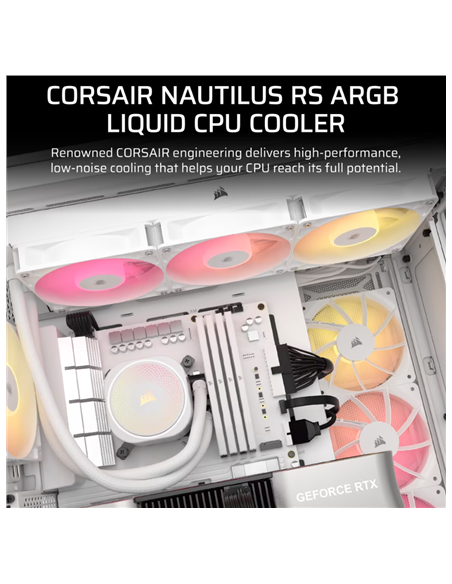 Corsair Liquid CPU Cooler | 360 RS ARGB | White
