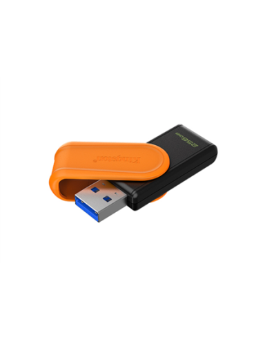 Kingston USB Flash Drive | DataTraveler Exodia S | 256 GB | USB Type-A | Black/Orange
