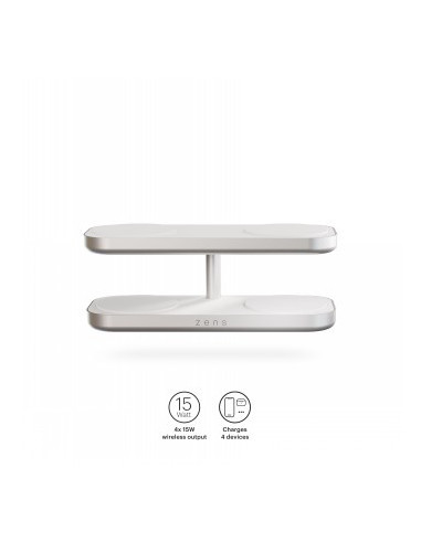 ZENS QUATTRO WIRELESS CHARGER PRO 4 WHITE