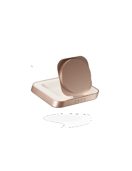 ZENS MAGNETIC NIGHTSTAND CHARGER COPPER