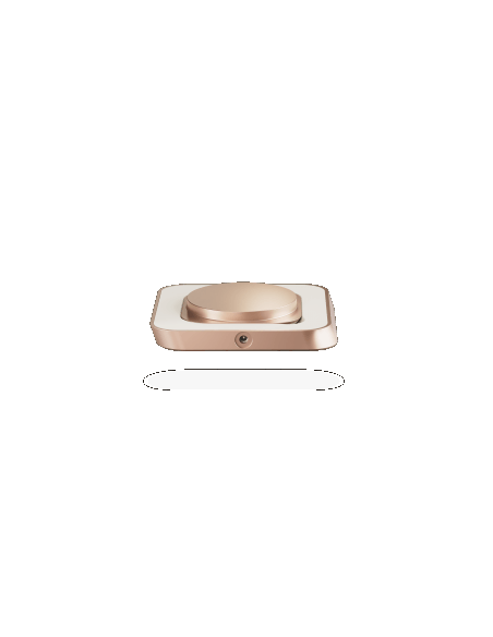 ZENS MAGNETIC NIGHTSTAND CHARGER COPPER