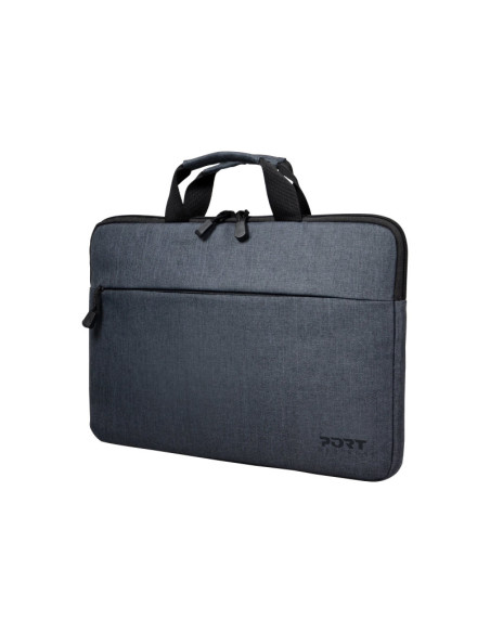 PORT DESIGNS | Belize | Fits up to size 13.3 " | Toploading laptop case | Shoulder strap | Black