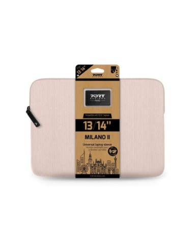 PORT DESIGNS MILANO II ECO | Laptop Sleeve | Pink