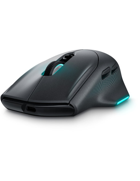 Dell | Gaming Mouse | AW620M | Wired/Wireless | USB-A | Dark Side of the Moon