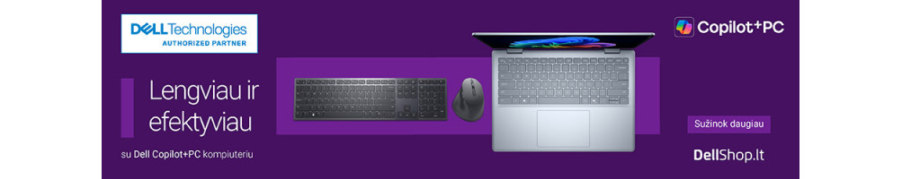 Geriausi DELL nešiojamieji, staliniai kompiuteriai